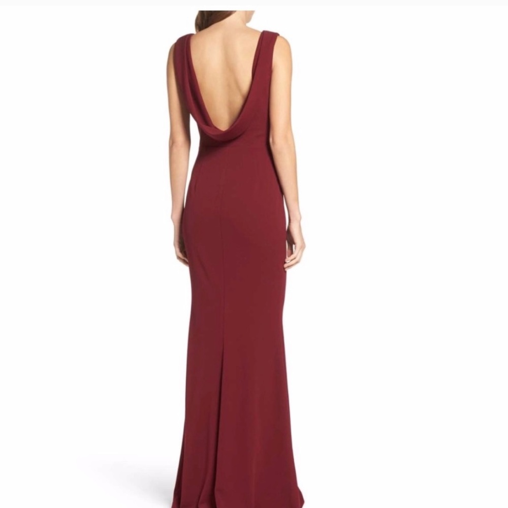Katie May Vionnet Dress in Bordeaux
